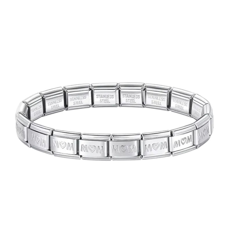 Pulsera italiana "Mom"